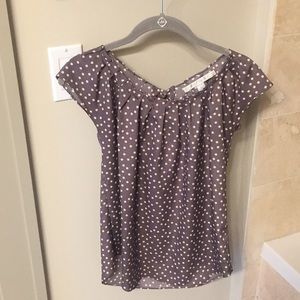 Lauren Conrad Polka Dot Top Sz XS